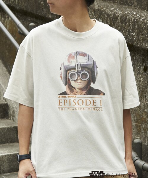 STAR WARS(スターウォーズ)の「USED風 STAR WARS スター・ウォーズ/マンダロリアン・アンド・グローグー プリントTシャツ(Tシャツ/カットソー・メンズ・ダークグレー/ブラック/ホワイト/オフホワイト・M/L/LL)」の12枚目の写真