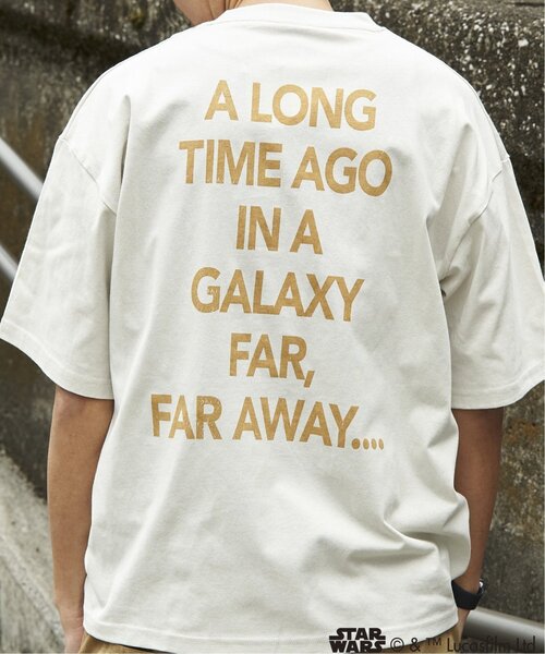 STAR WARS(スターウォーズ)の「USED風 STAR WARS スター・ウォーズ/マンダロリアン・アンド・グローグー プリントTシャツ(Tシャツ/カットソー・メンズ・ダークグレー/ブラック/ホワイト/オフホワイト・M/L/LL)」の13枚目の写真
