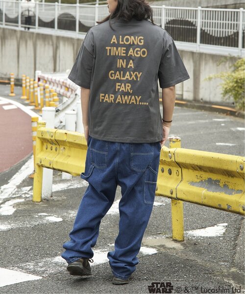 STAR WARS(スターウォーズ)の「USED風 STAR WARS スター・ウォーズ/マンダロリアン・アンド・グローグー プリントTシャツ(Tシャツ/カットソー・メンズ・ダークグレー/ブラック/ホワイト/オフホワイト・M/L/LL)」の22枚目の写真