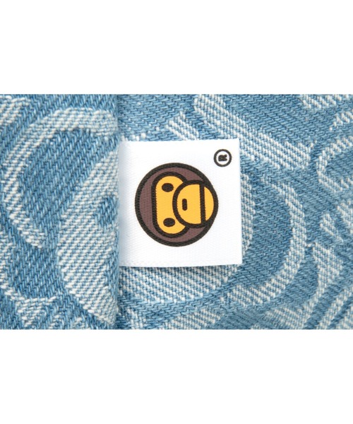 A BATHING APE（アベイシングエイプ）の「BABY MILO MEDIUM BACKPACK #4（バックパック/リュック・メンズ・サックスブルー・FREE）」の5枚目の写真