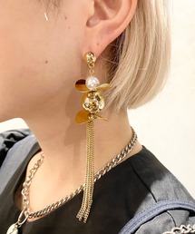 amplis（アンプリス）の「ロングタッセルピアス/chest（ピアス（両耳用））」