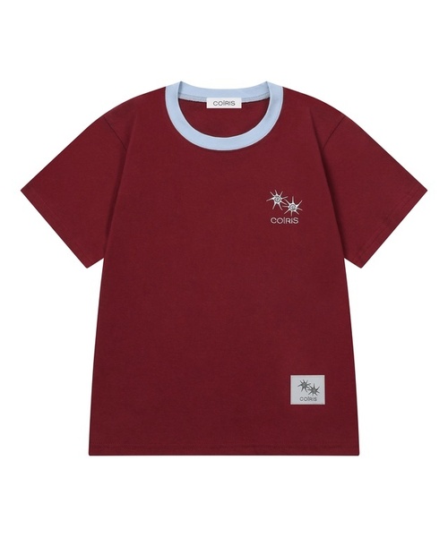 COIRIS_(コイリス)の「ロラ スモールロゴ配色半袖Tシャツ (13カラー)(Tシャツ/カットソー・レディース・グレー系/ホワイト/チャコールグレー/カーキ/ブラック/ブラウン/グレー系その他2/イエロー/ブルー/グリーン/バーガンディー/レッド/ライトブルー・FREE)」の13枚目の写真