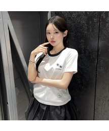 ロラ スモールロゴ配色半袖Tシャツ (13カラー)
