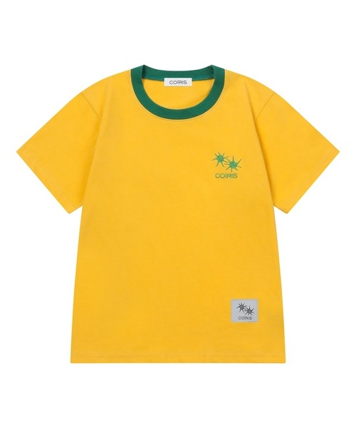 COIRIS_(コイリス)の「ロラ スモールロゴ配色半袖Tシャツ (13カラー)(Tシャツ/カットソー・レディース・グレー系/ホワイト/チャコールグレー/カーキ/ブラック/ブラウン/グレー系その他2/イエロー/ブルー/グリーン/バーガンディー/レッド/ライトブルー・FREE)」の11枚目の写真