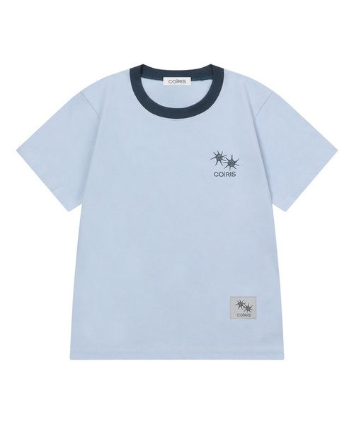 COIRIS_(コイリス)の「ロラ スモールロゴ配色半袖Tシャツ (13カラー)(Tシャツ/カットソー・レディース・グレー系/ホワイト/チャコールグレー/カーキ/ブラック/ブラウン/グレー系その他2/イエロー/ブルー/グリーン/バーガンディー/レッド/ライトブルー・FREE)」の9枚目の写真
