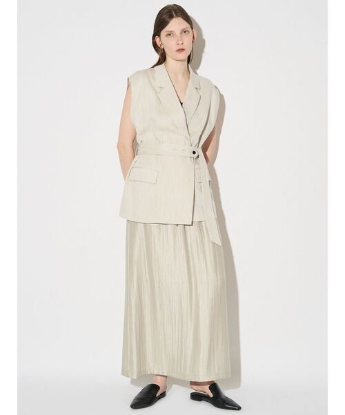 ELENDEEK（エレンディーク）の「ベルテッドテイラードジレ（その他アウター・レディース・アイボリー/ネイビー・FREE）」の11枚目の写真