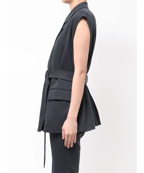 ELENDEEK（エレンディーク）の「ベルテッドテイラードジレ（その他アウター・レディース・アイボリー/ネイビー・FREE）」の18枚目の写真