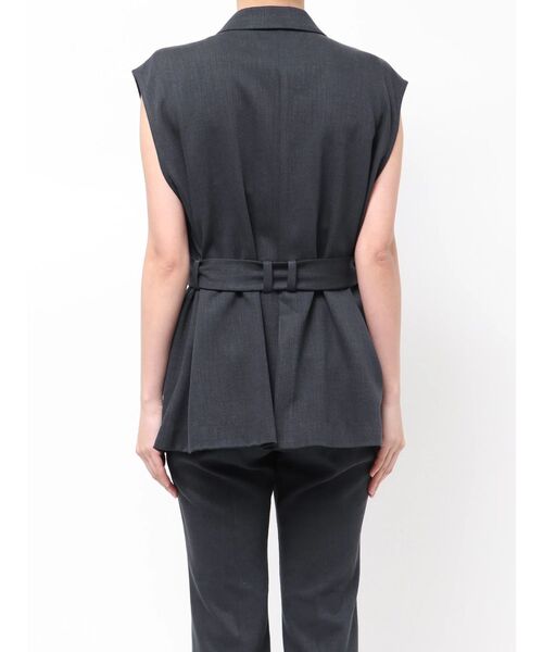 ELENDEEK（エレンディーク）の「ベルテッドテイラードジレ（その他アウター・レディース・アイボリー/ネイビー・FREE）」の19枚目の写真