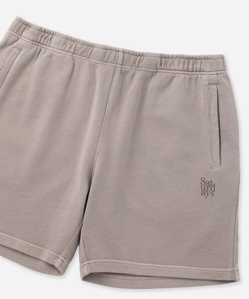 Saturdays NYC(サタデーズ ニューヨークシティ )の「Austin Pigment Dyed Sweat Short Pant(その他パンツ・メンズ・ブラック系その他/グレー・M/S/XL/L)」の5枚目の写真