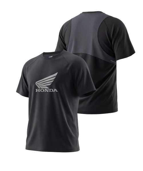 PHYPS MOTORCYCLE(フィップスモーターサイクル)の「H-Tech Quick Dry Paneled Short Sleeve Black(Tシャツ/カットソー・レディース・その他・SMALL/MEDIUM/LARGE/X-LARGE)」の1枚目の写真