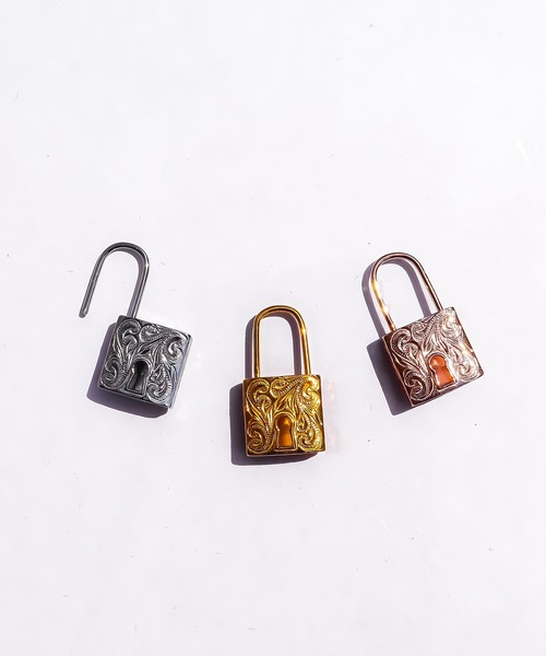2way padlock pierce/【ハワイアンジュエリー】【サージカルステンレス】【金属アレルギー対応】【IRIEBEACH / アイリービーチ】つけっぱなしOK