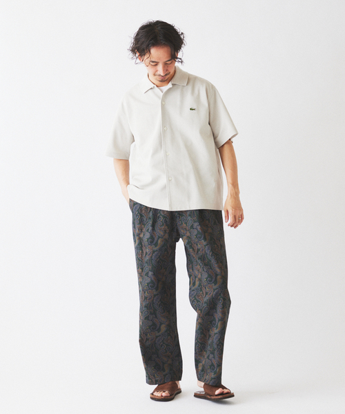 JOURNAL STANDARD relume（ジャーナルスタンダード　レリューム）の「ペイズリー カツラギ イージーパンツ（その他パンツ・メンズ・ボルドー/グリーン/ブラック・LARGE/MEDIUM）」の8枚目の写真