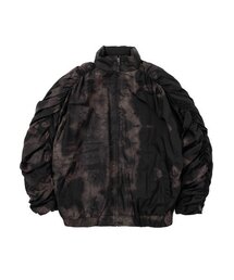 Tie-Dye Pleats Jacket [BLACK]