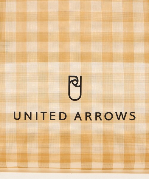 UNITED ARROWS(ユナイテッドアローズ)の「チェック メッシュ トートバッグ(トートバッグ・レディース・マスタード/ケリーグリーン・FREE)」の12枚目の写真
