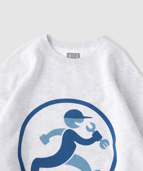 C.E(シーイー)の「C.E / シーイー cavempt AS HSF-001 CREW NECK(スウェット・メンズ・ライトグレー・MEDIUM/LARGE/X-LARGE)」の4枚目の写真