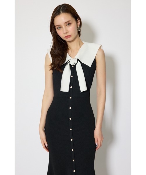 rienda(リエンダ)の「セーラーカラーニットマーメイドワンピース 春服 夏服(ワンピース・レディース・ブラウン/ミント/ブラック・FREE)」の19枚目の写真