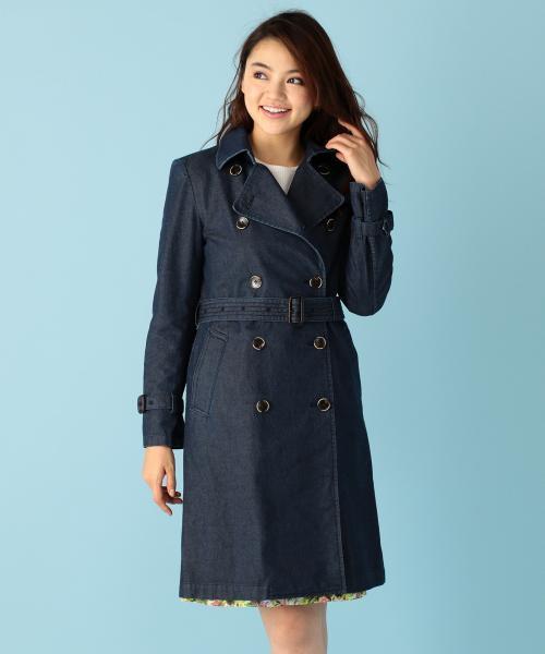 23区（ニジュウサンク）の「23区denim デニムトレンチコート（トレンチコート・レディース・スカイブルー系/ダルブルー系・46/44）」の19枚目の写真