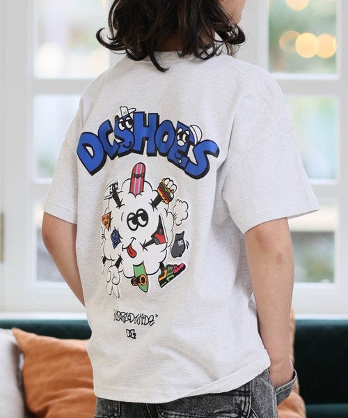 DC(ディーシー)の「DC/ディーシー 半袖 Tシャツ 26 KD RUSH ABOUT SS YST262509(Tシャツ/カットソー・キッズ・ブラック/グレー/オレンジ・120cm/130cm/150cm/160cm/140cm)」の2枚目の写真