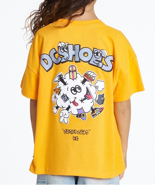 DC(ディーシー)の「DC/ディーシー 半袖 Tシャツ 26 KD RUSH ABOUT SS YST262509(Tシャツ/カットソー・キッズ・ブラック/グレー/オレンジ・120cm/130cm/150cm/160cm/140cm)」の3枚目の写真