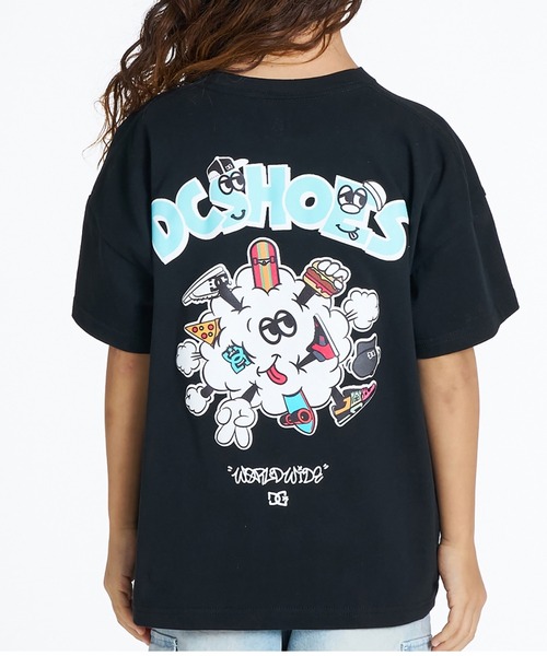 DC(ディーシー)の「DC/ディーシー 半袖 Tシャツ 26 KD RUSH ABOUT SS YST262509(Tシャツ/カットソー・キッズ・ブラック/グレー/オレンジ・120cm/130cm/150cm/160cm/140cm)」の1枚目の写真