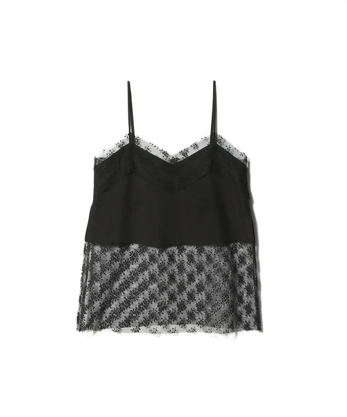 ESTNATION（エストネーション）の「UNUS / Lace Camisole（キャミソール・レディース・ホワイト/ブラック・FREE）」の2枚目の写真