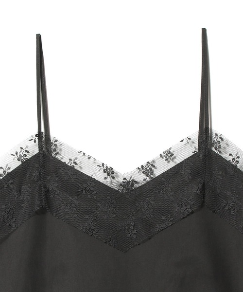 ESTNATION（エストネーション）の「UNUS / Lace Camisole（キャミソール・レディース・ホワイト/ブラック・FREE）」の6枚目の写真