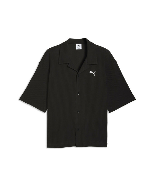 PUMA(プーマ)の「PUMA プーマ メンズ ワードローブ ESS ワッフル ボクシー 半袖 シャツ(その他トップス・メンズ・ブラック×レッド/グレー・SMALL/MEDIUM/X-LARGE/XX-LARGE/LARGE)」の9枚目の写真