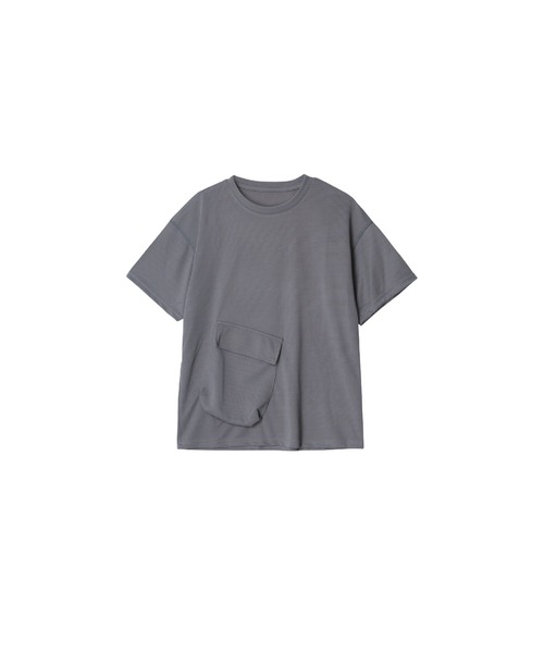 U:UME（ユーム）の「Sheer Loose Casual Set-Up（セットアップ・メンズ・ライトグレー/グレー・LARGE）」の4枚目の写真