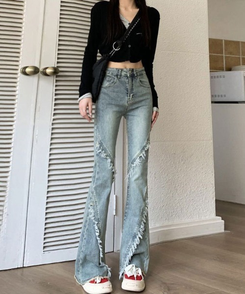 REBALANCE(リバランス)の「フレアデニムパンツ(デニムパンツ・レディース・A・MEDIUM/LARGE/X-LARGE)」の3枚目の写真