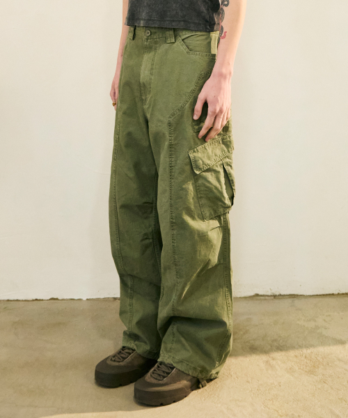 SSERPE(セルぺ)の「ピグメントパラシュートカーゴパンツカーキ(その他パンツ・レディース・その他・3/2/1)」の1枚目の写真