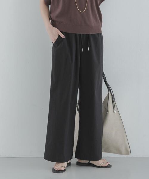 URBAN RESEARCH Sonny Label(アーバンリサーチサニーレーベル)の「ハイスペイージーセミワイドパンツ(その他パンツ・レディース・ブラック/アイボリー/ベージュ・36/38)」の13枚目の写真