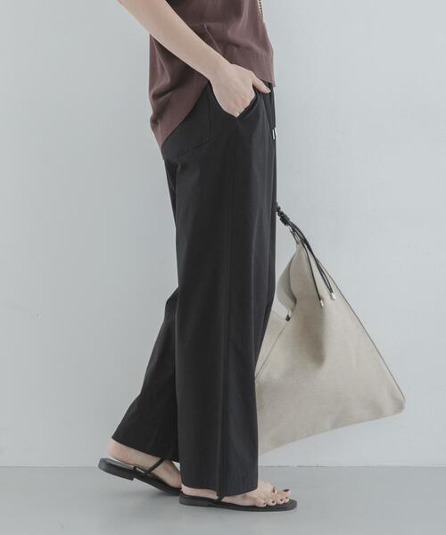 URBAN RESEARCH Sonny Label(アーバンリサーチサニーレーベル)の「ハイスペイージーセミワイドパンツ(その他パンツ・レディース・ブラック/アイボリー/ベージュ・36/38)」の16枚目の写真