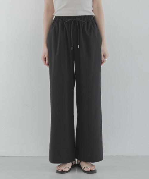 URBAN RESEARCH Sonny Label(アーバンリサーチサニーレーベル)の「ハイスペイージーセミワイドパンツ(その他パンツ・レディース・ブラック/アイボリー/ベージュ・36/38)」の20枚目の写真
