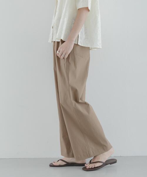 URBAN RESEARCH Sonny Label(アーバンリサーチサニーレーベル)の「ハイスペイージーセミワイドパンツ(その他パンツ・レディース・ブラック/アイボリー/ベージュ・36/38)」の11枚目の写真