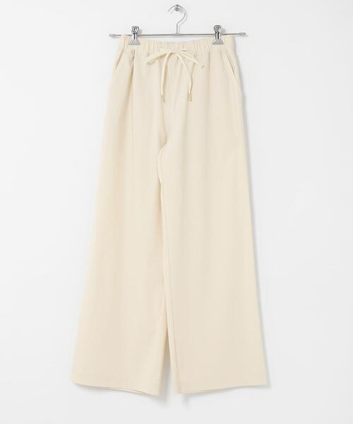 URBAN RESEARCH Sonny Label(アーバンリサーチサニーレーベル)の「ハイスペイージーセミワイドパンツ(その他パンツ・レディース・ブラック/アイボリー/ベージュ・36/38)」の6枚目の写真