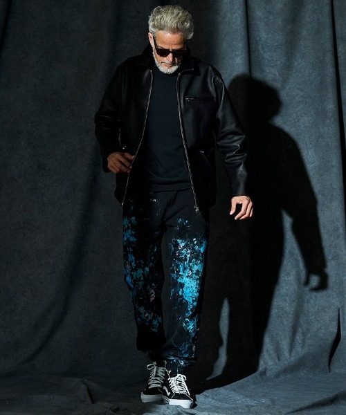 ACANTHUS(アカンサス)の「mj11561-Leather Collor Riders Jacket レザーカラーライダースジャケット(L2602)(ライダースジャケット・メンズ・ブラック/キャメル・XL/L/M/S)」の10枚目の写真