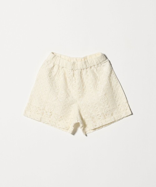 green label relaxing(グリーンレーベルリラクシング)の「レース ショートパンツ / キッズ 100cm-130cm(その他パンツ・キッズ・オフホワイト/ブラック・110cm/130cm/100cm/120cm)」の10枚目の写真