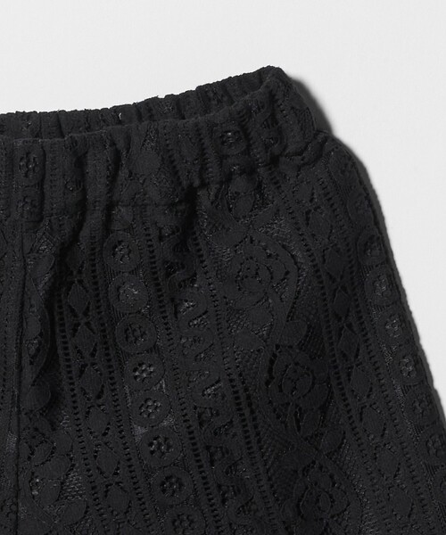 green label relaxing(グリーンレーベルリラクシング)の「レース ショートパンツ / キッズ 100cm-130cm(その他パンツ・キッズ・オフホワイト/ブラック・110cm/130cm/100cm/120cm)」の12枚目の写真