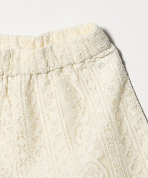 green label relaxing(グリーンレーベルリラクシング)の「レース ショートパンツ / キッズ 100cm-130cm(その他パンツ・キッズ・オフホワイト/ブラック・110cm/130cm/100cm/120cm)」の19枚目の写真