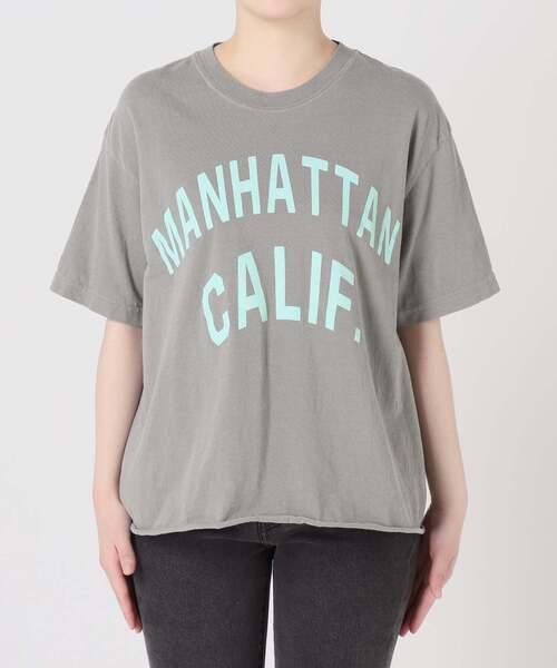 THE DAY ON THE BEACH（ザデイオンザビーチ）の「《追加》別注【THE DAY ON THE BEACH】カットオフTシャツ（Tシャツ/カットソー・レディース・マルーン/コバルトブルー/ブラックミックス/ホワイト系その他/ライトグレー/ブラウン・FREE）」の7枚目の写真