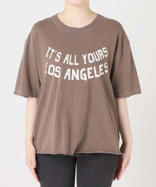 THE DAY ON THE BEACH（ザデイオンザビーチ）の「《追加》別注【THE DAY ON THE BEACH】カットオフTシャツ（Tシャツ/カットソー・レディース・マルーン/コバルトブルー/ブラックミックス/ホワイト系その他/ライトグレー/ブラウン・FREE）」の12枚目の写真