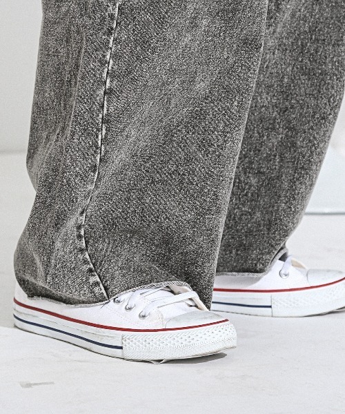 LUXSTYLE(ラグスタイル)の「イージー裏毛カットデニムスウェットパンツ(デニムパンツ・メンズ・グレー/ブラック・M/L)」の10枚目の写真