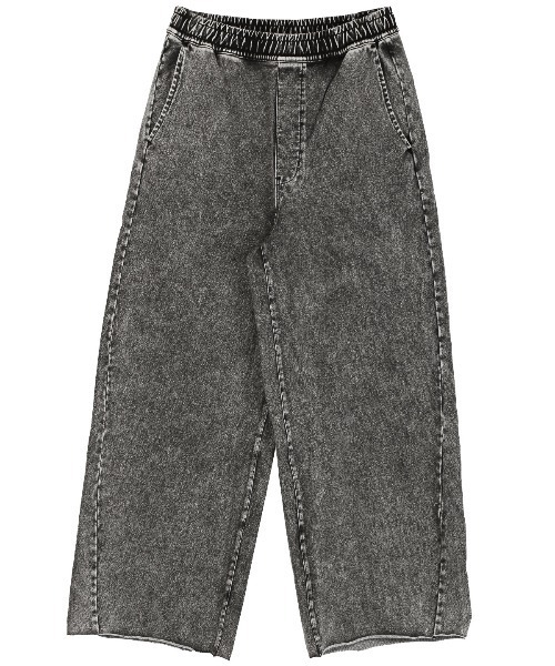 LUXSTYLE(ラグスタイル)の「イージー裏毛カットデニムスウェットパンツ(デニムパンツ・メンズ・グレー/ブラック・M/L)」の11枚目の写真