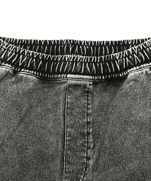 LUXSTYLE(ラグスタイル)の「イージー裏毛カットデニムスウェットパンツ(デニムパンツ・メンズ・グレー/ブラック・M/L)」の13枚目の写真