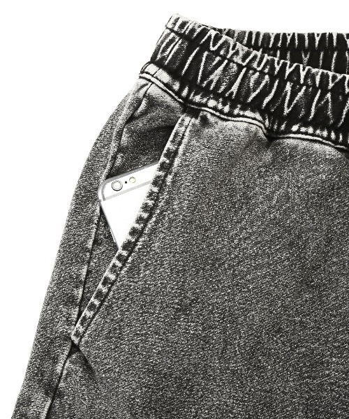 LUXSTYLE(ラグスタイル)の「イージー裏毛カットデニムスウェットパンツ(デニムパンツ・メンズ・グレー/ブラック・M/L)」の15枚目の写真