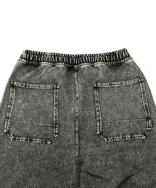 LUXSTYLE(ラグスタイル)の「イージー裏毛カットデニムスウェットパンツ(デニムパンツ・メンズ・グレー/ブラック・M/L)」の16枚目の写真