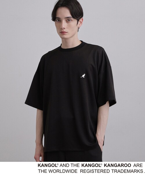 tk.TAKEO KIKUCHI(ティーケータケオキクチ)の「KANGOL ワンポイントTシャツ(Tシャツ/カットソー・メンズ・ホワイト/ブラック/ダークオリーブ・02/03/04)」の3枚目の写真