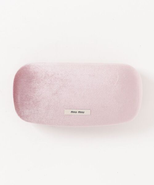miu miu(ミュウミュウ)の「【miumiu/ミュウミュウ】オーバル サングラス MU A54S 7OE90X 51 ゴールド リムレス(サングラス・レディース・ゴールド・FREE)」の4枚目の写真