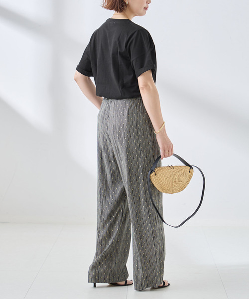 journal standard L'essage（ジャーナルスタンダードレサージュ）の「スワイー/ピグメントTシャツ（Tシャツ/カットソー・レディース・ブラック/ブラウン/ホワイト/グレー・FREE）」の10枚目の写真