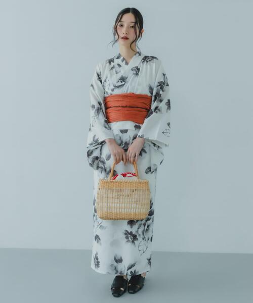 SENSE OF PLACE by URBAN RESEARCH(センスオブプレイスバイアーバンリサーチ)の「『WEB/一部店舗限定』ストローカゴバッグ(かごバッグ・レディース・ブラック/グレー/オフホワイト・ONE)」の7枚目の写真
